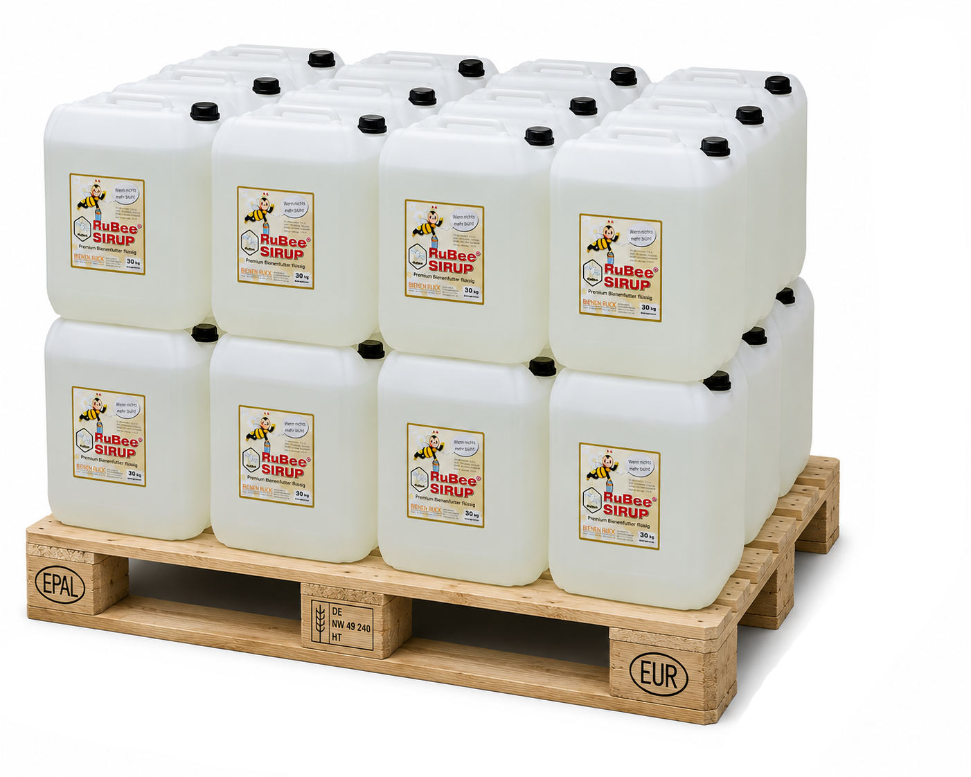 RuBee® Bienenfuttersirup 24 x 30 kg = 720 kg