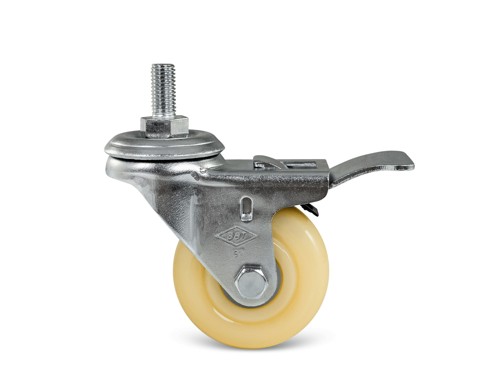 RuBee® Schwerlastrollen M12 mit Bremse