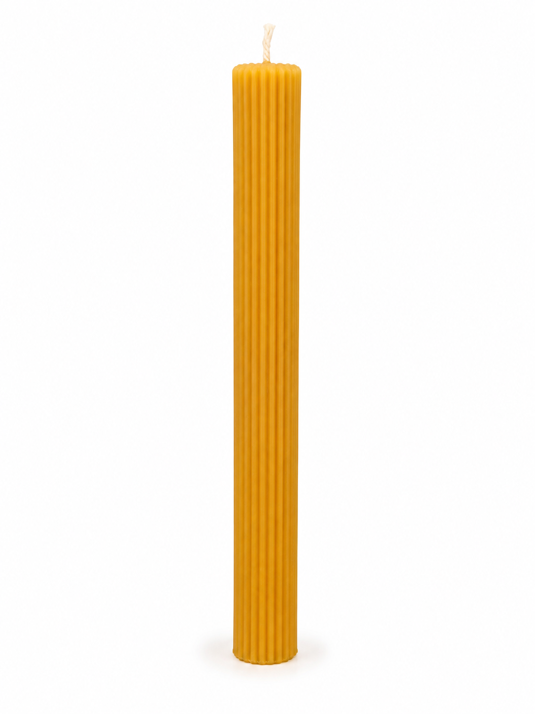 Gießform "Tischkerze mit Rillen"