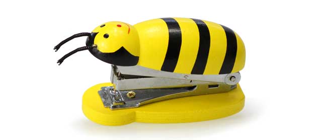 Holz Bienen Hefter