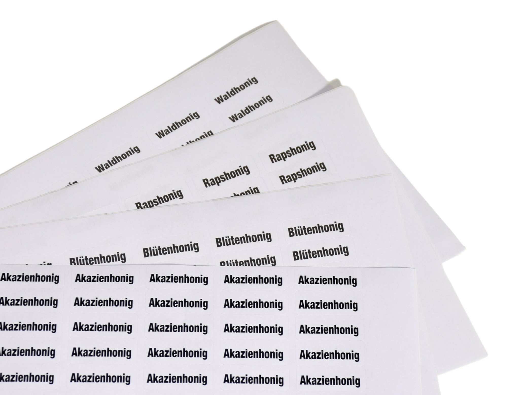 Sortenetiketten