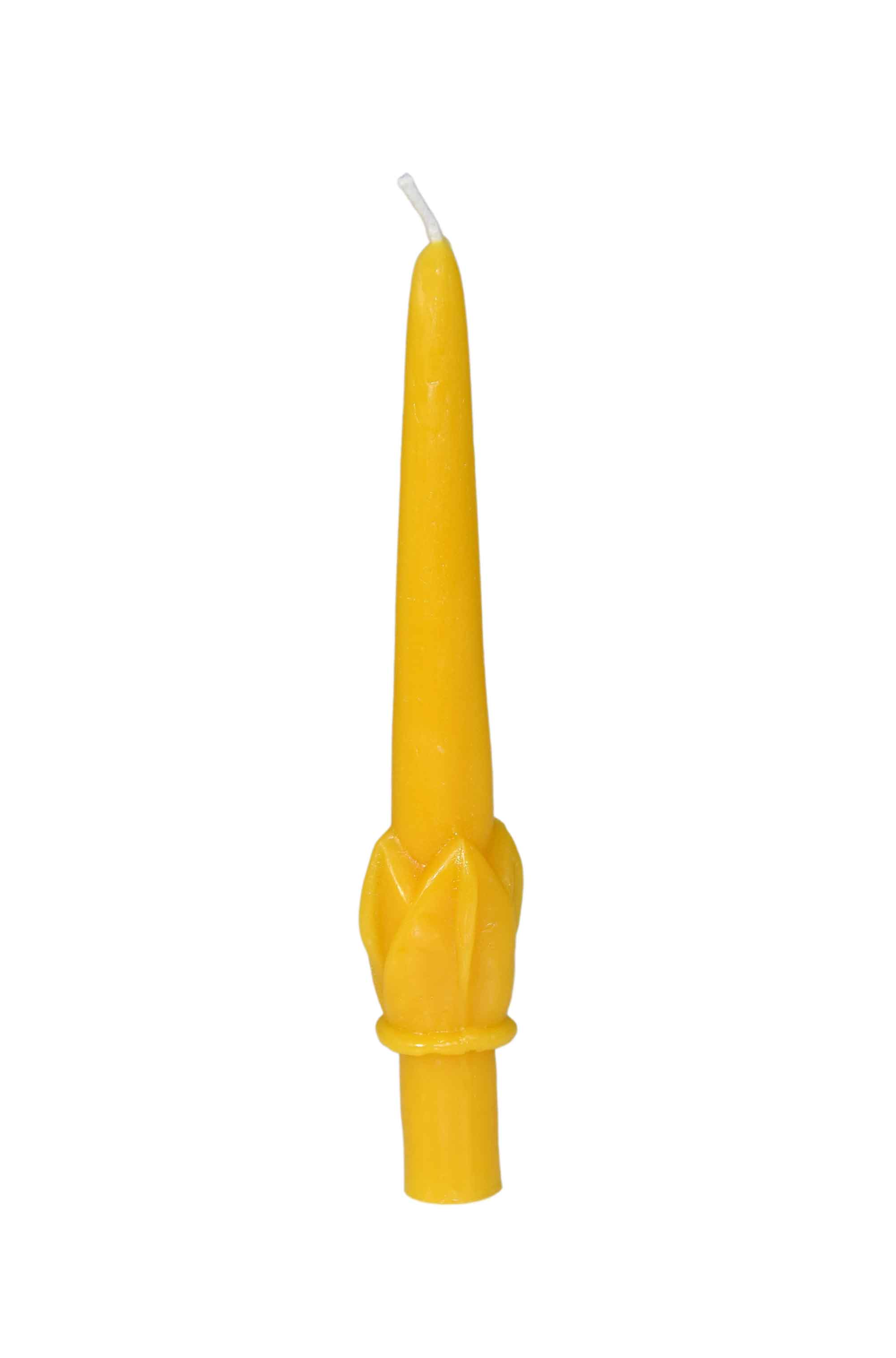 Gießform Tischkerze mit Blättern, klein