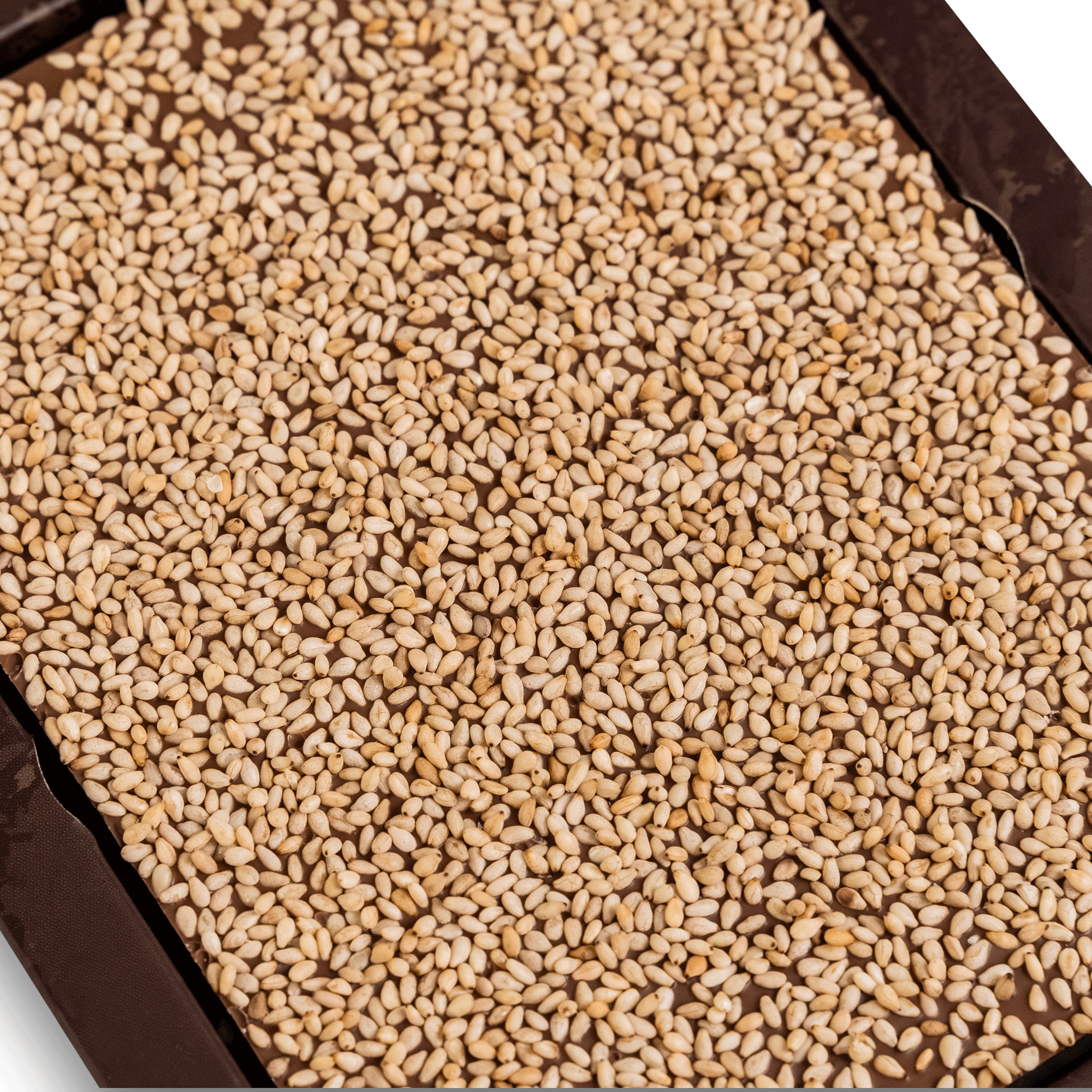 Honig Vollmilch-Schokolade mit Sesam