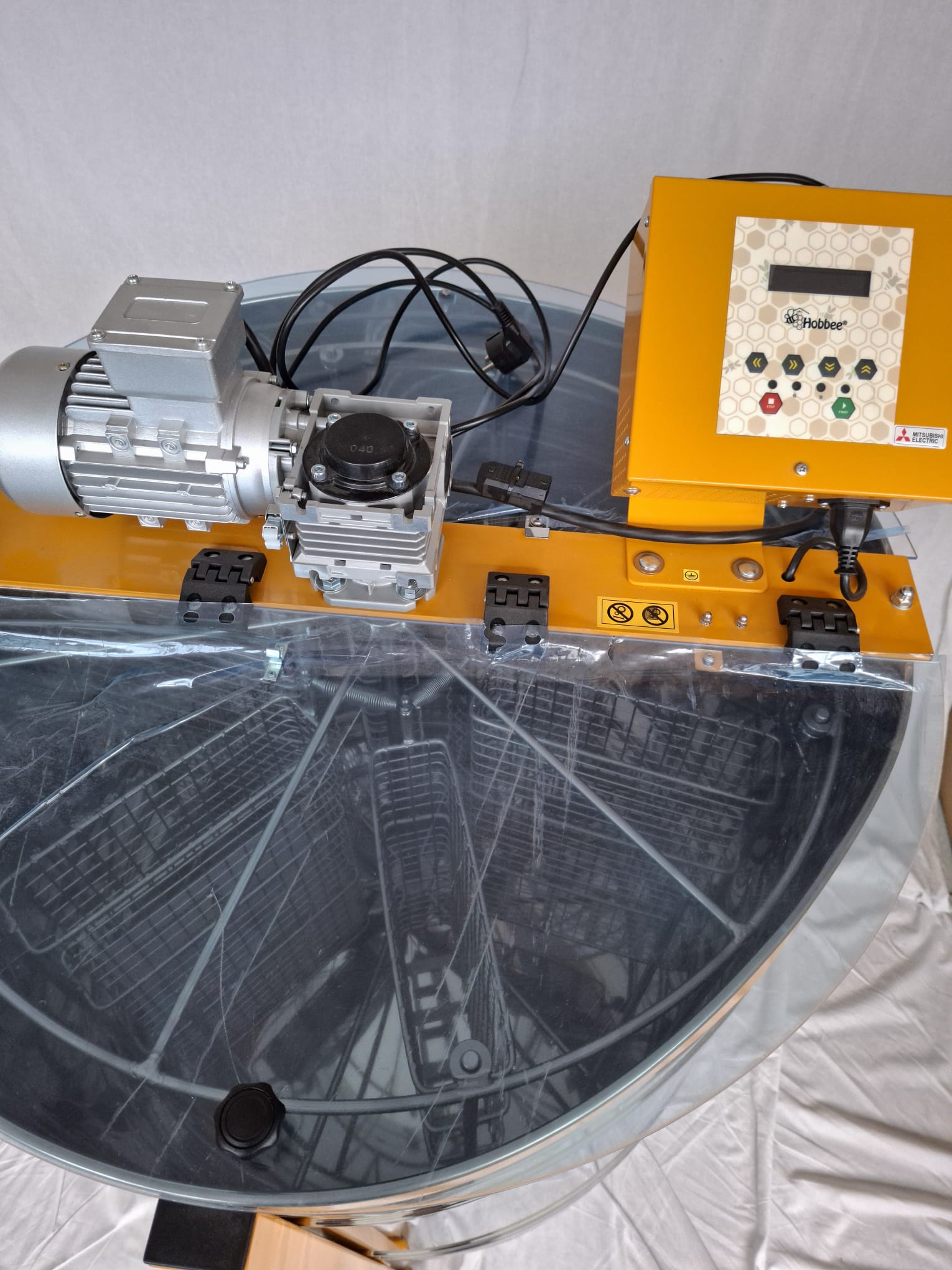 HOBBEE®Orange 6 Waben Selbstwendeschleuder
