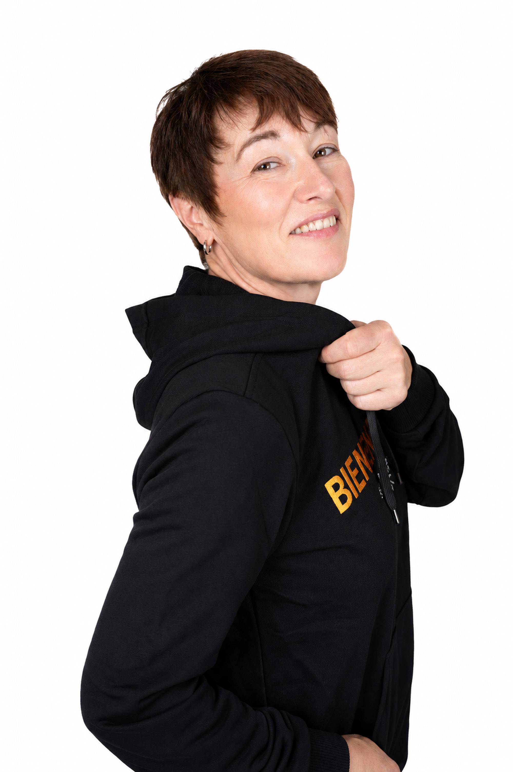Damen Hoodie 100 Jahre Bienen Ruck