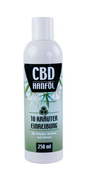 CBD 10-Kräuter Einreibung mit Propolis