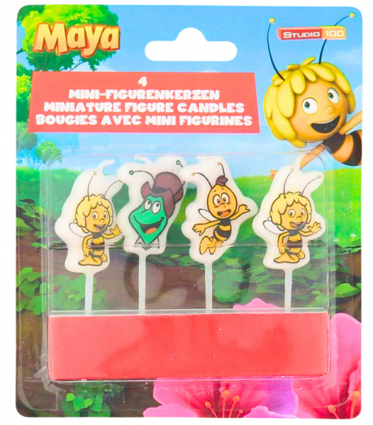 Biene Maja Mini-Figurenkerzen